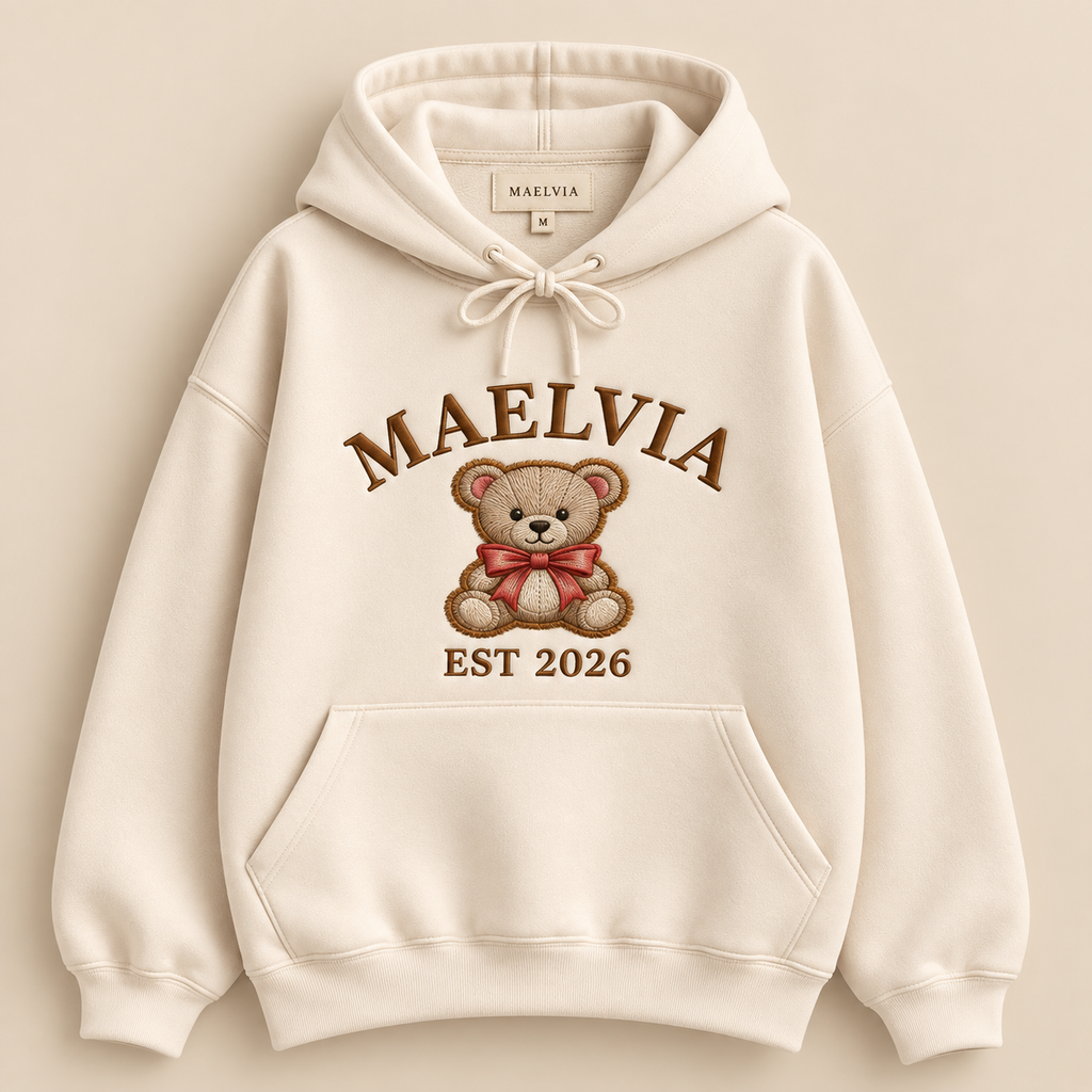 Maelvia Teddy Club Hoodie
